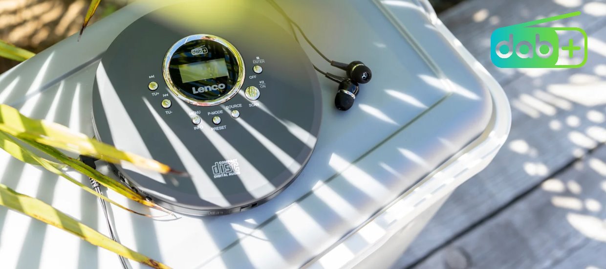 NYHED: Discman med MP3-CD og DAB+
