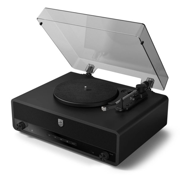 Philips TAV3000B - The Stevie Retro BT Pladespiller - sort