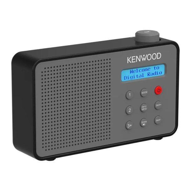 Kenwood CR-M25DAB-H Portable DAB+ radio m/ Bluetooth og indbygget batteri - gr�