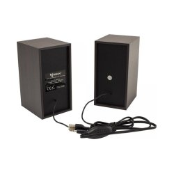 Sbox SP-649 PC-hjttalere i brun trlook