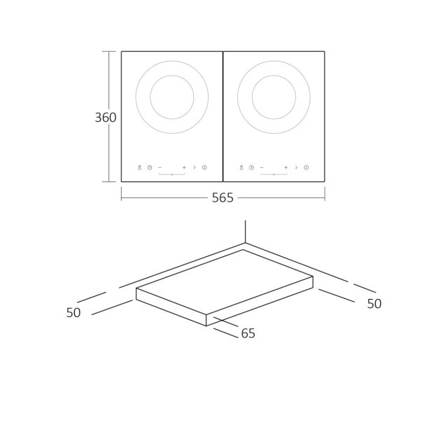 Scandomestic HOI57T kogeplade