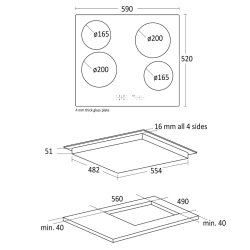 Scandomestic K 61 kogeplade
