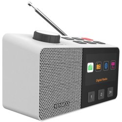 Kenwood CR-M70DAB-W DAB+/FM radio m/easy mode - hvid