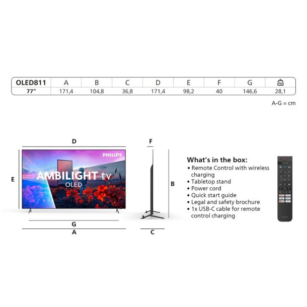 Philips 77OLED811/12 - OLED TV