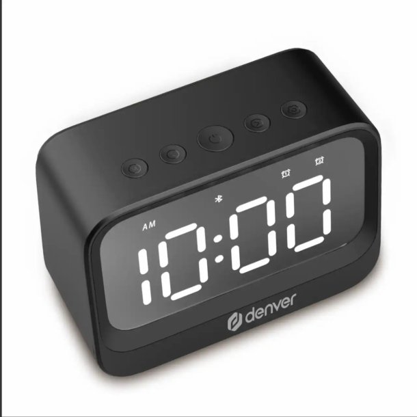 Denver EC-53B Clockradio m/bluetooth sort