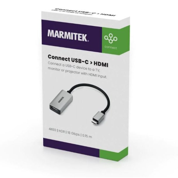 Marmitek USB-C til HDMI adapter
