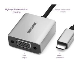 Marmitek USB-C til VGA adapter