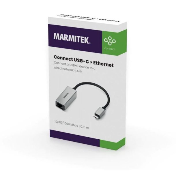 Marmitek USB-C til Ethernet adapter