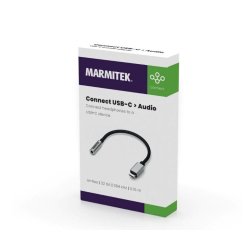 Marmitek USB-C til minijack adapter