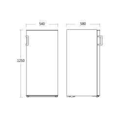 Scandomestic SKS 201 W K�leskab