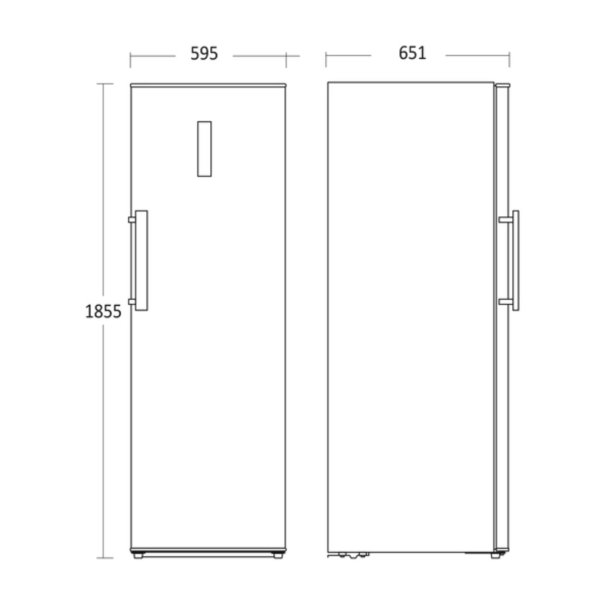 Scandomestic SKS 452 W K�leskab