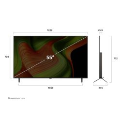 LG 55" OLED AI B5 4K Smart TV 2025