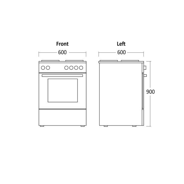 Scandomestic SK 403-1 Komfur