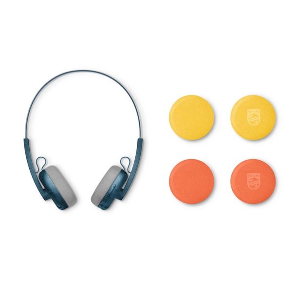Philips TAH2000TL Retro tr�dl�se on-ear hovedtlf. Bl�/gr�n