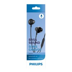 Philips TAUE101BK In-ear hovedtlf. m/microfon sort