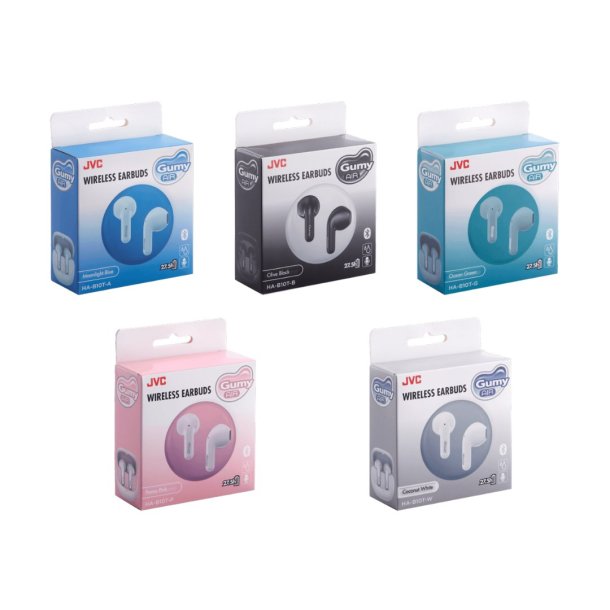 JVC HA-B10T Gumy Tr�dl�se in-ear hovedtlf. - pink