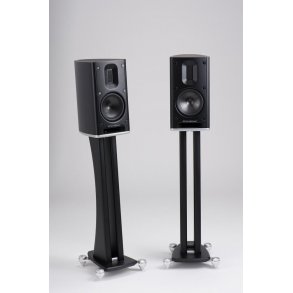Scansonic HD Speaker stand Black Twin hjttalerstand - SORT