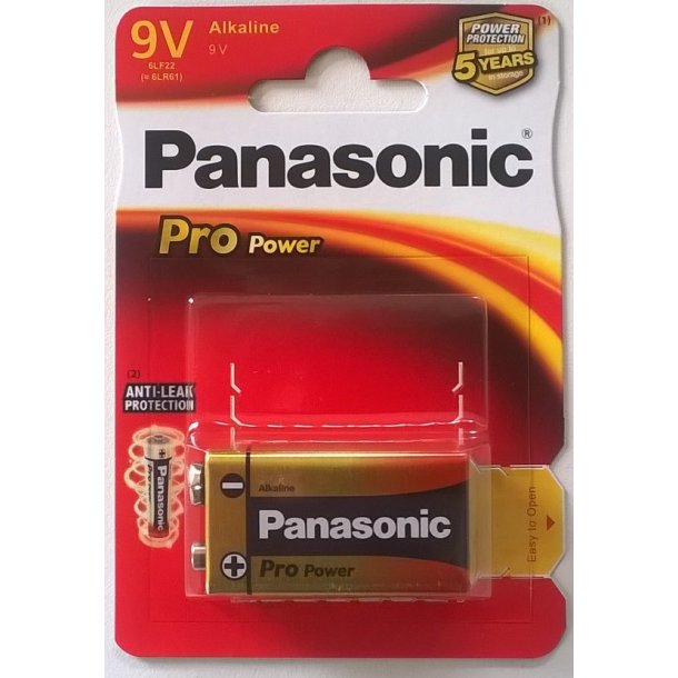 Panasonic 9 Volt batteri