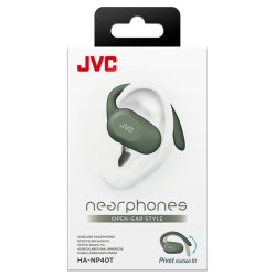 JVC HA-NP40T Nearphone Open Ear Headphone - grn