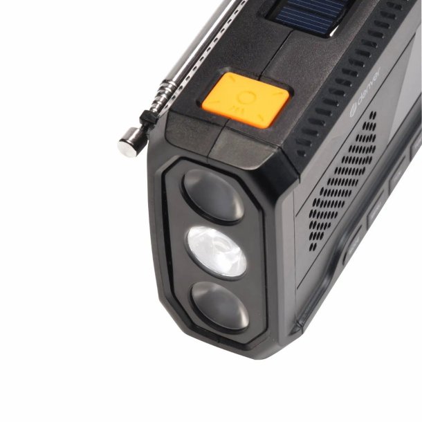 Denver SCD-2033 Solar Crank Radio m/powerbank