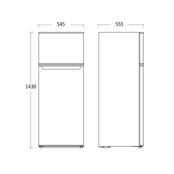 Scandomestic CBF206WE K�le-fryseskab