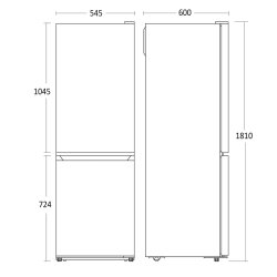 Scandomestic CBF253NFWE K�le-fryseskab