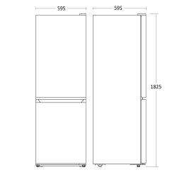 Scandomestic CBF304WE K�le-fryseskab