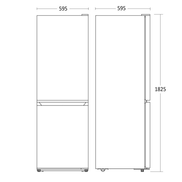 Scandomestic CBF304WE K�le-fryseskab