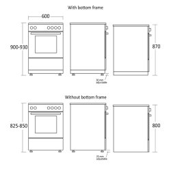 Scandomestic FCC800W komfur