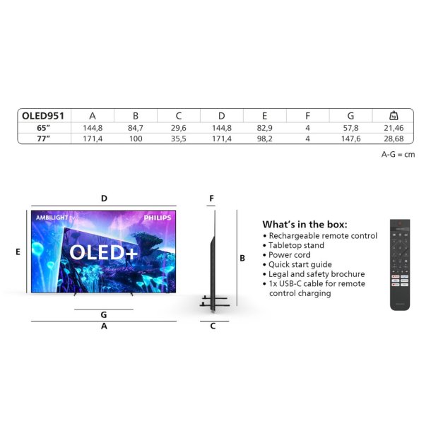 Philips 77OLED951/12 - OLED TV