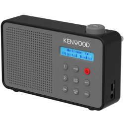 Kenwood CR-M25DAB-H Portable DAB+ radio m/ Bluetooth og indbygget batteri - gr�