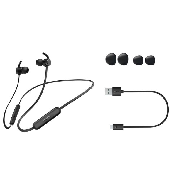 Philips TAE1209BK Trdlse in-ear hovedtlf.