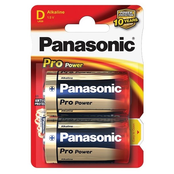 Panasonic LR20 batterier - D