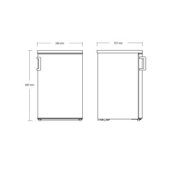 Scandomestic SKB 161 W k�le-fryseskab