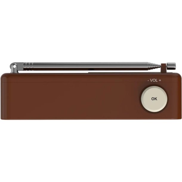 Kenwood CR-M25DAB-T Portable DAB+ radio m/ Bluetooth og indbygget batteri - mocca