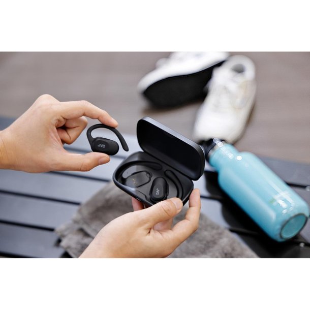 JVC HA-NP40T Nearphone Open Ear Headphone - sort