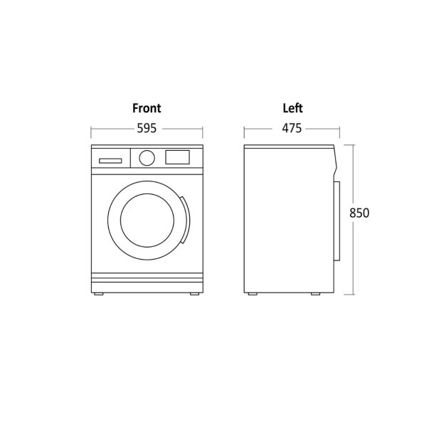 Scandomestic WMF1408WA vaskemaskine