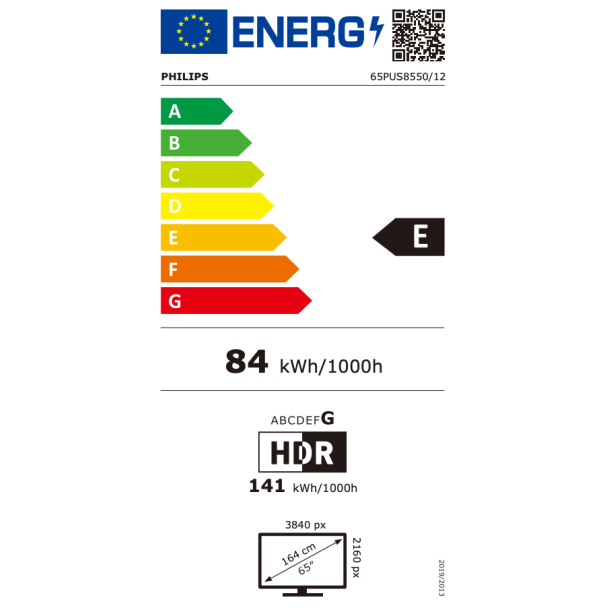 Philips 65PUS8550/12 65" QLED 4K TV
