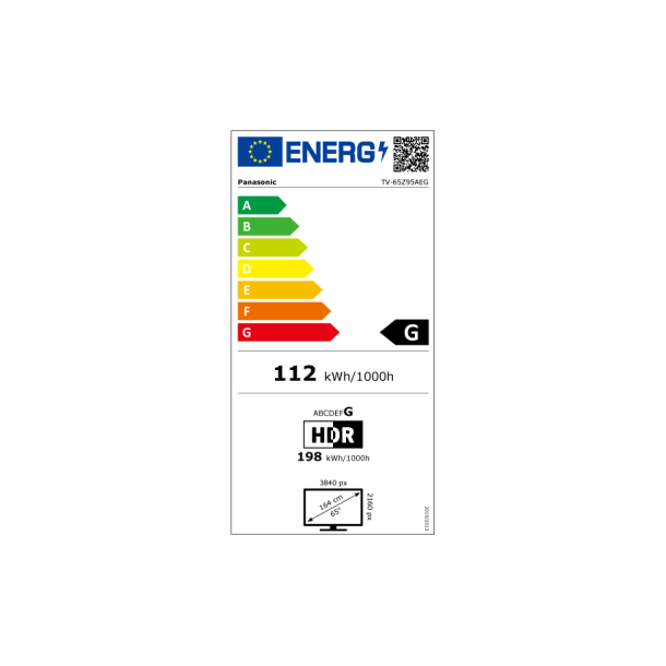 Panasonic TV-65Z95AEG - 65" OLED TV