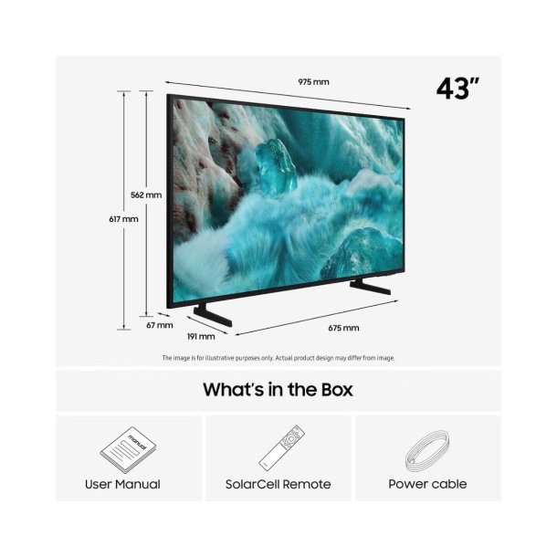 Samsung TQ43Q7FAAUXXC 43" QLED 4K TV