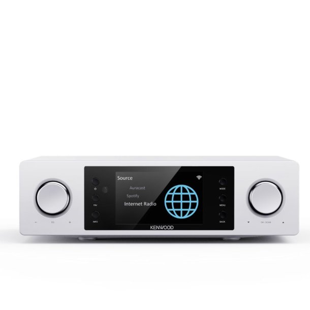 Kenwood KSA-DX1B Smart Streaming Amplifier all-In-One - s�lv
