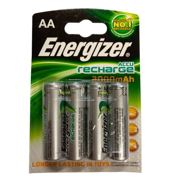 Energizer AA-HR06-4 genopladelige AA batterier