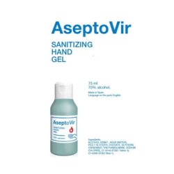 AseptoVir 75 ml h�ndsprit (gel) med 70% alkohol