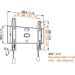 Vogels BASE05S universal vgbeslag