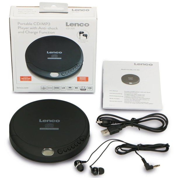 Lenco CD-200 Discman med antishock