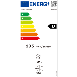 Scandomestic CF100WD fryseskab