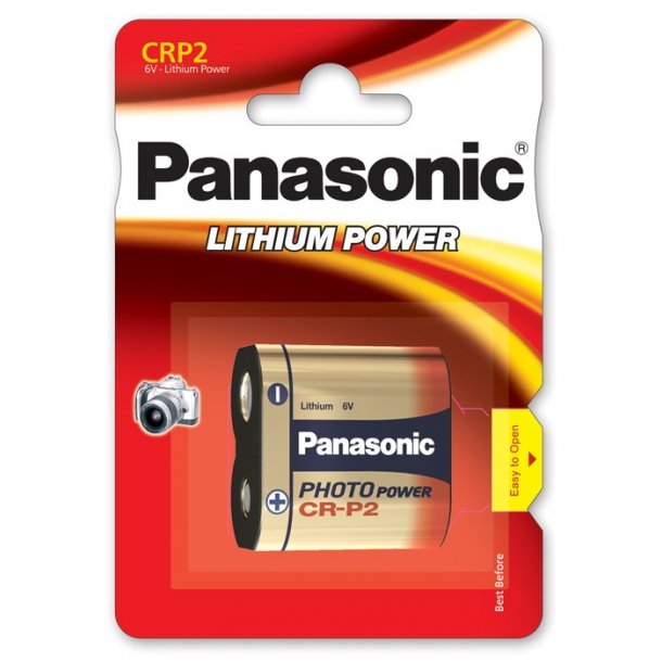 Panasonic CR-P2 fotobatteri