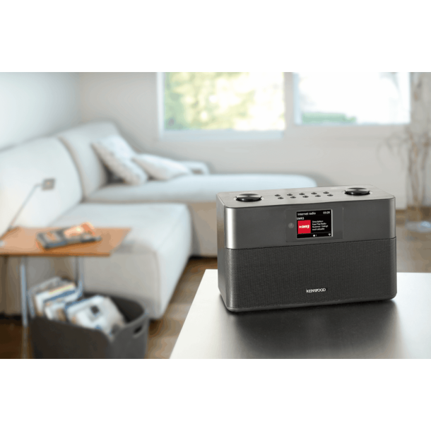 Kenwood CR-ST100S-B kompakt DAB+/internet radio - SORT