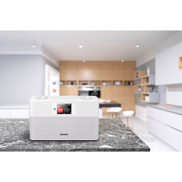 Kenwood CR-ST100S-W kompakt DAB+/internet radio - HVID