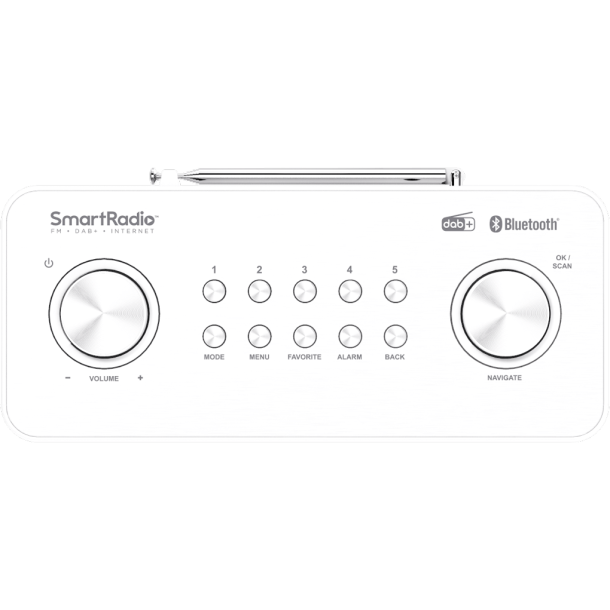 Kenwood CR-ST100S-W kompakt DAB+/internet radio - HVID